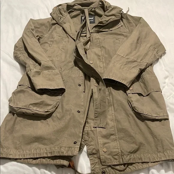 Barbour engineered garments Tan Military Field Jacket with Epaulettes - Picture 1 of 13